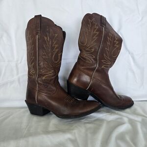 Ariat Brown Leather Heeled Boots